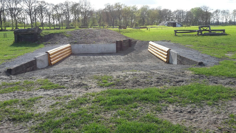  eventing-hindernissen sunken road